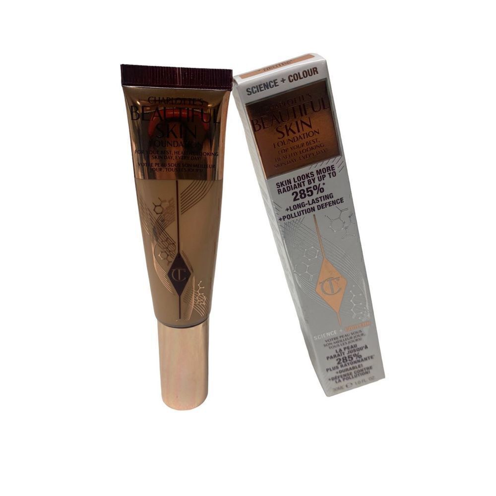 Charlotte Tilbury Charlotte's Beautiful‎ Skin Foundation in 15 Neutral 1oz NIB
